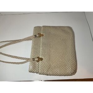 Castlecore‎ Vintage Metal Mesh handbag in ivory